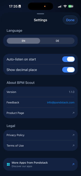 BPM Scout Screenshot 3 of 3