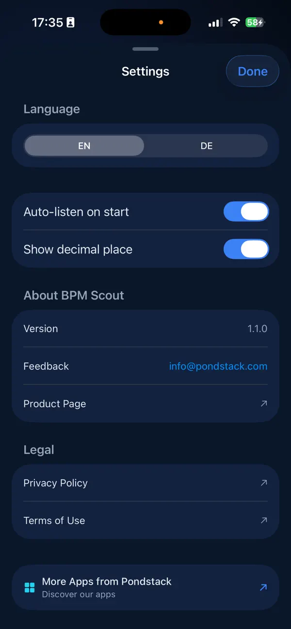Screenshot #3 pour BPM Scout