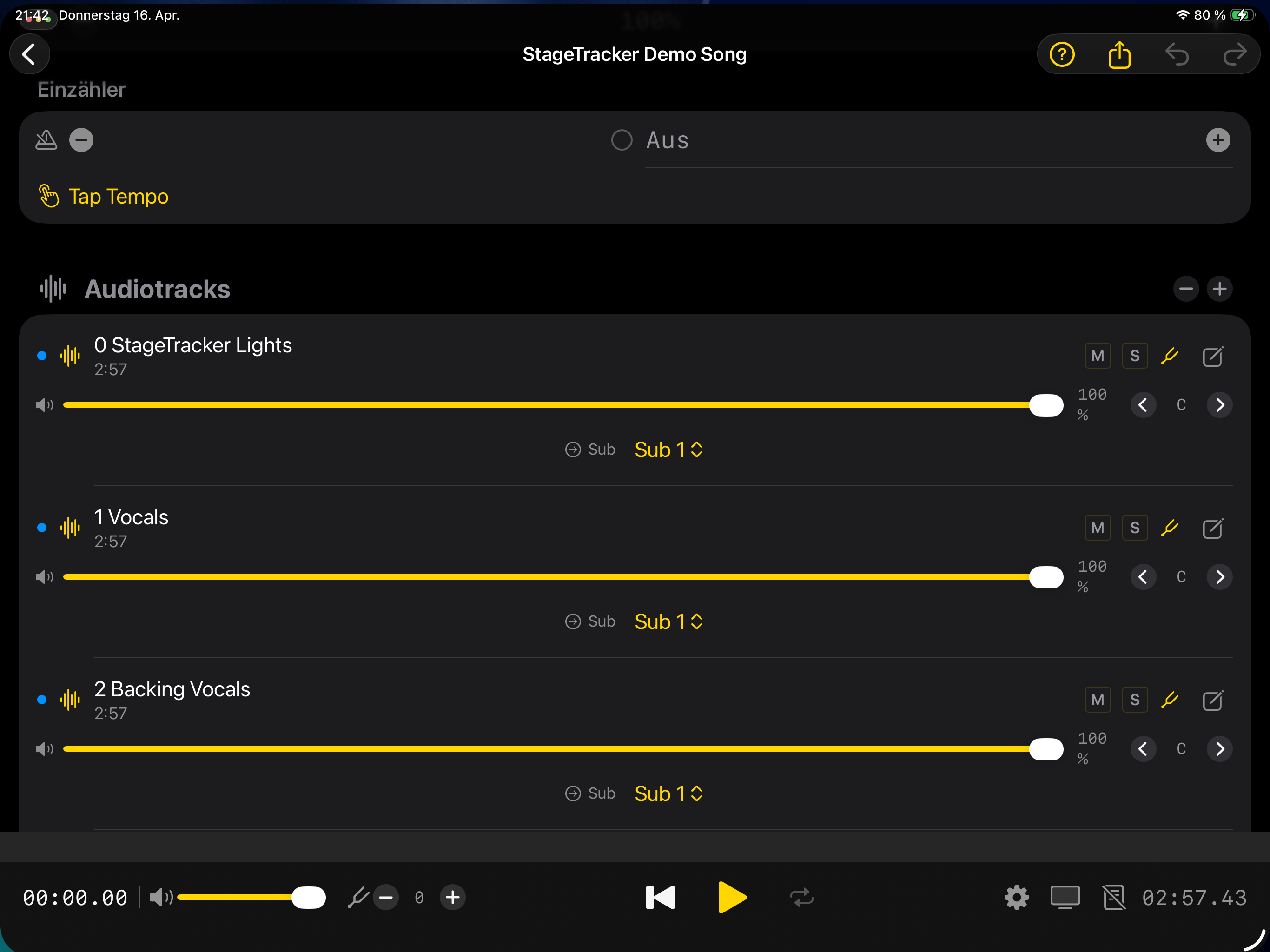 StageTracker Mobile screenshot 12
