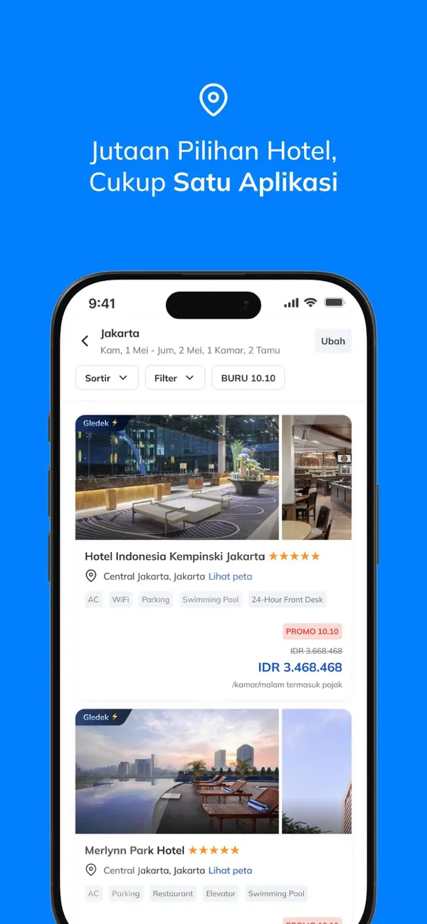 Screenshot #3 pour bookingtogo: Tiket & Hotel