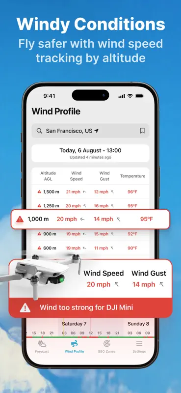 DroneWX Previsão Do Tempo screenshot 3 of 5