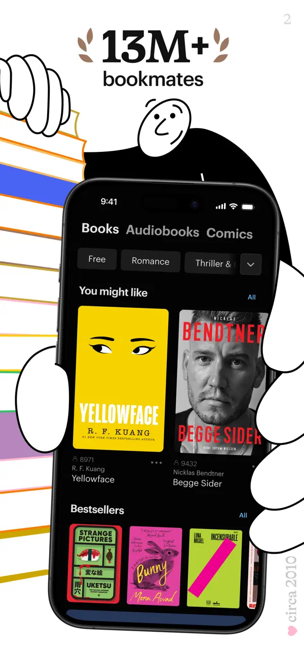 Screenshot #2 pour Bookmate. Listen & read books