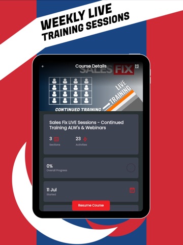 Sales Fix iPad screenshot