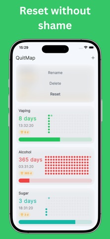 Habit Tracker for quitting Screenshot 5 of 5
