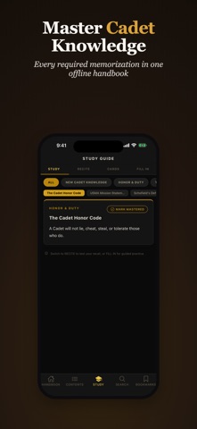 Cadet Handbook iPhone screenshot
