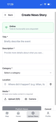 AURORA NEWS APP screenshot