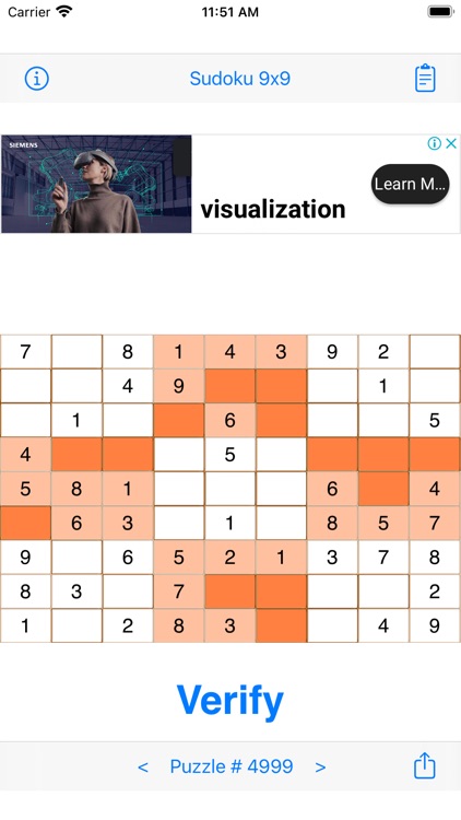 Sudoku 9x9 Game