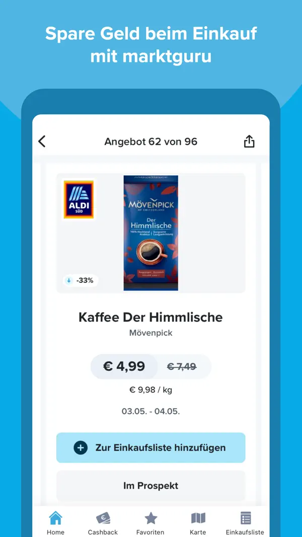 marktguru Prospekte & Angebote iPhone App Screenshot 6 – Shopping