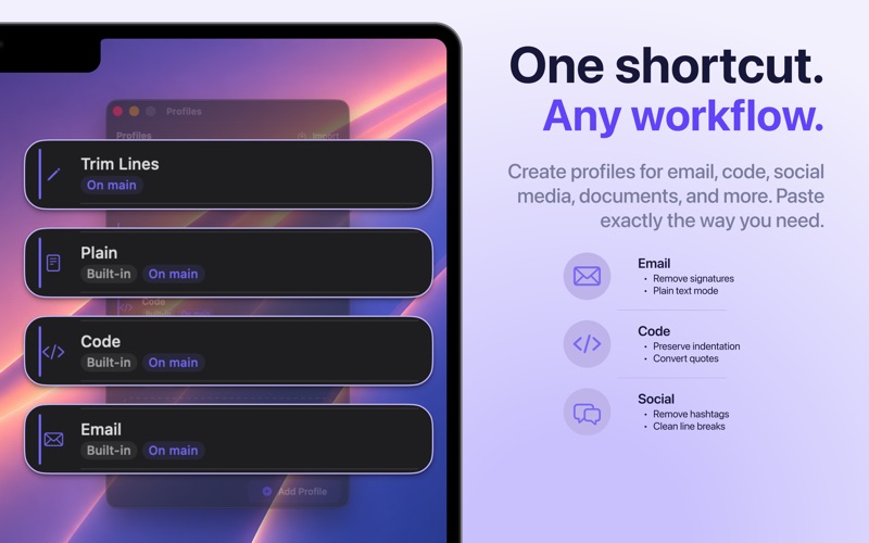 PasteClean: Remove Formatting iPhone screenshot