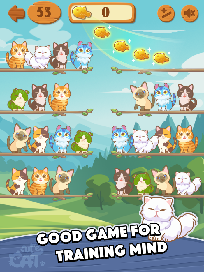 Cat Puzzle Sort