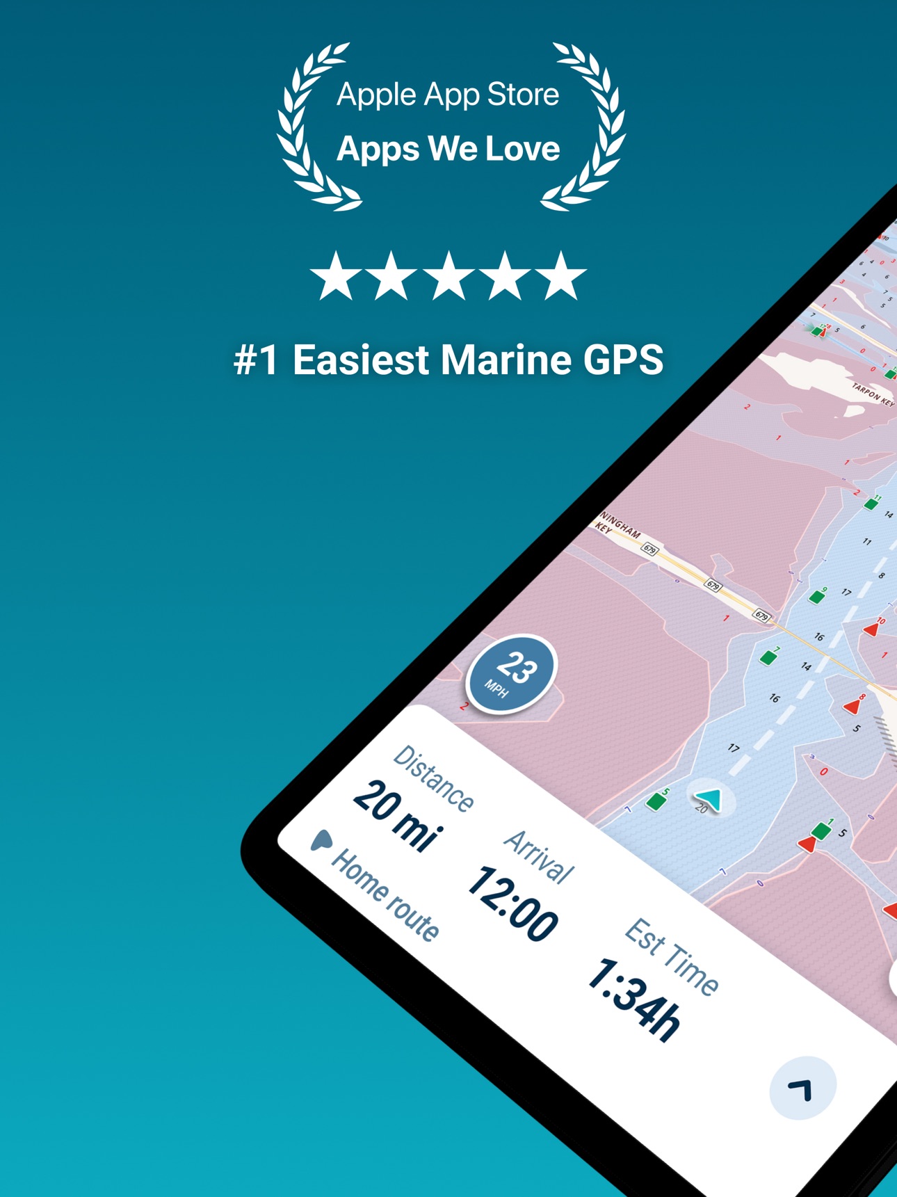 Wavve Boating: Marine Boat GPS screenshot 1
