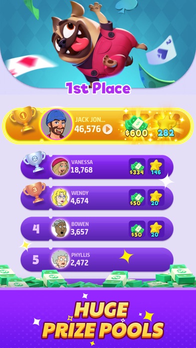 Solitaire Slam: Win Real Cash Screenshot