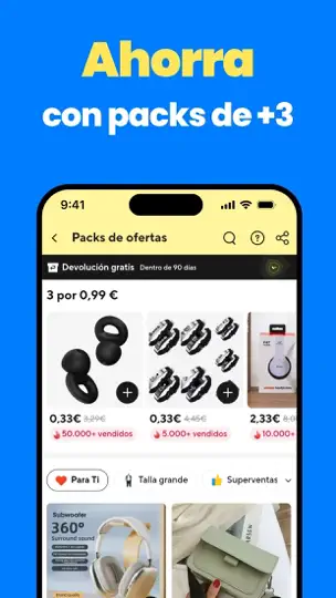 Captura de pantalla de AliExpress Shopping App en iPhone 8