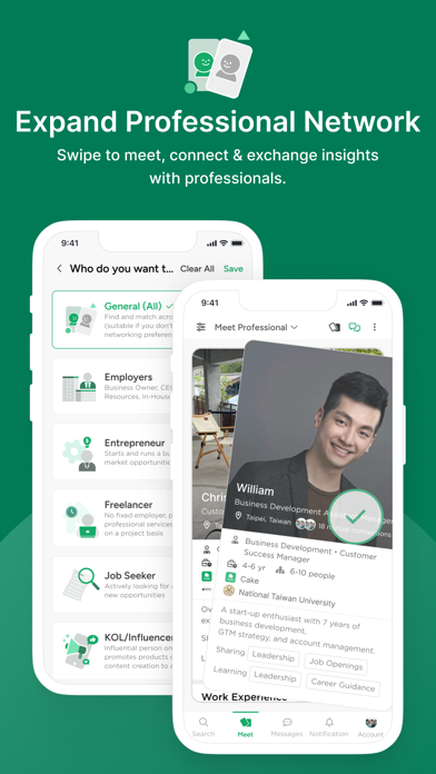 Cake: Job, Resume & Networking iPhone screenshot 4 - Business app