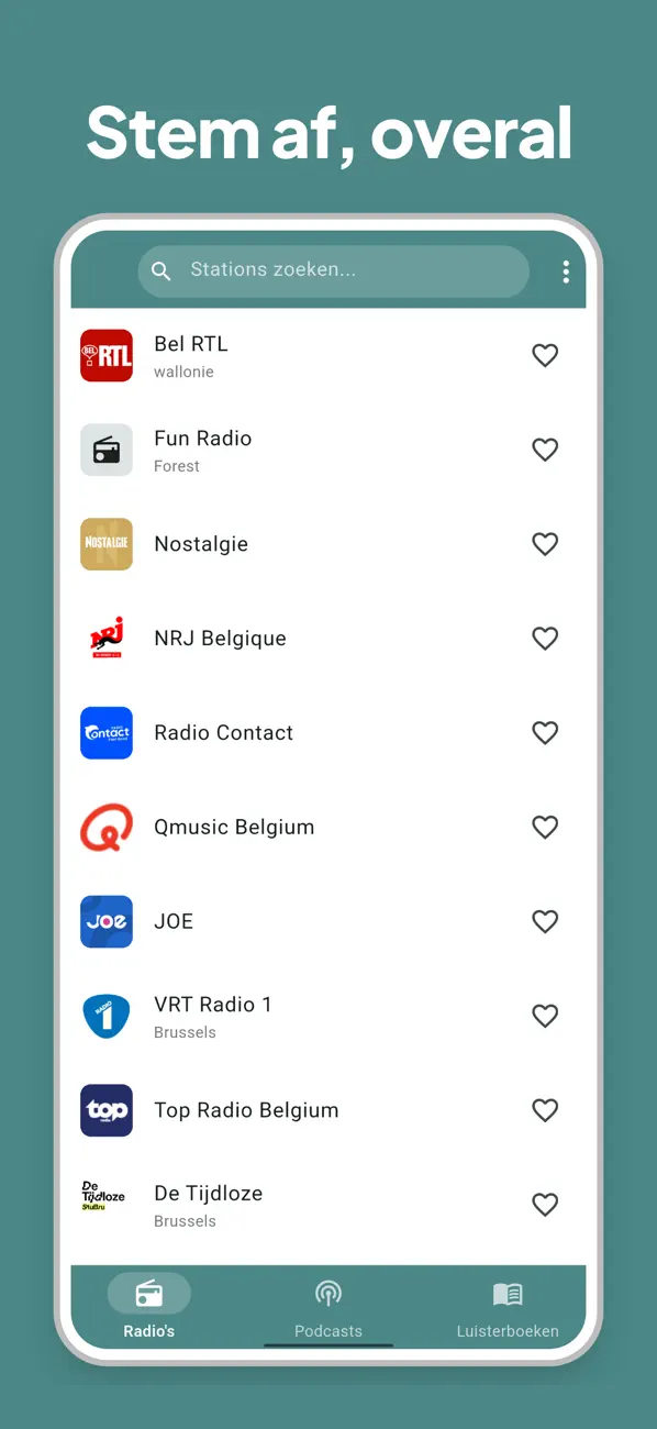 Screenshot #1 pour Radio Belgique - Live FM Radio