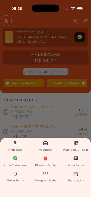 Meu Maxxcard screenshot 2