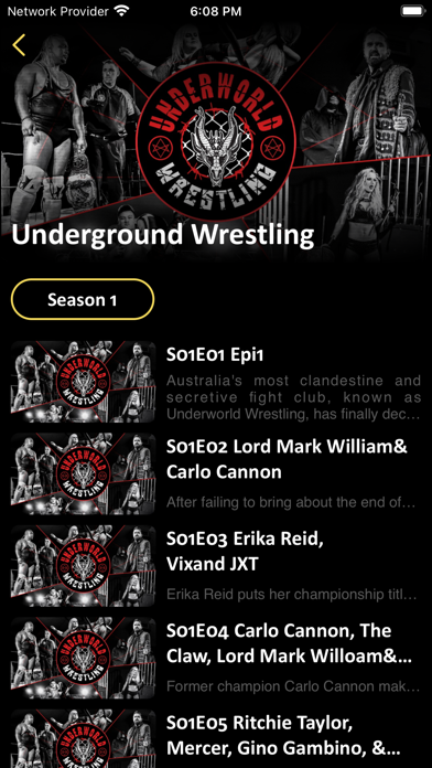 Wrestling TV Channel Screenshot