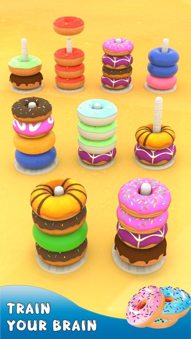 Donut Color Sort Puzzle Games Screenshot