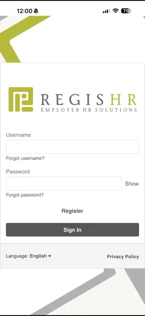 Regis HR screenshot 1