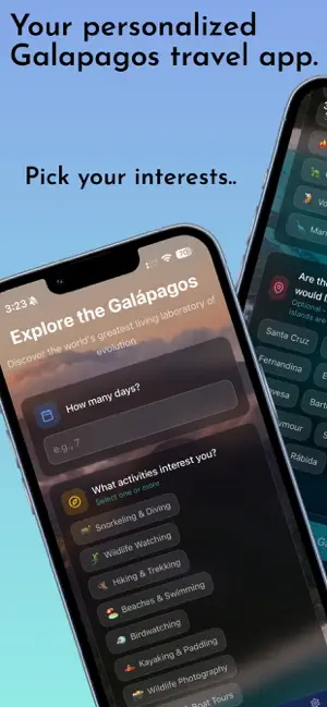 Galapagos Guide - Trip Planner screenshot 1