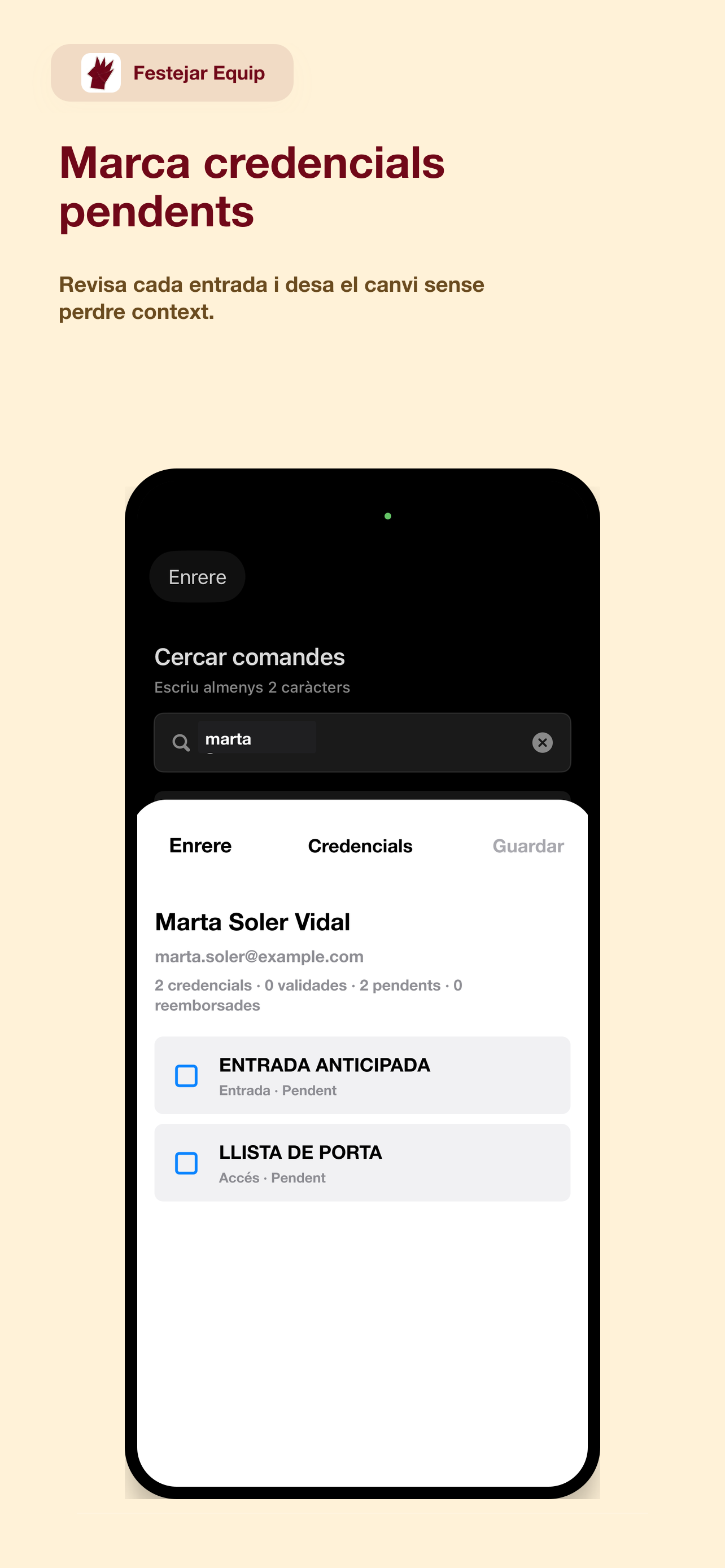 Festejar Equip screenshot 3