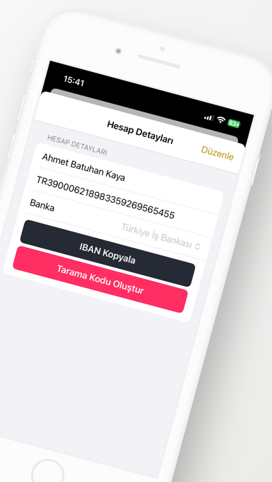 ibanıma: kolay iban yönetimi Screenshot