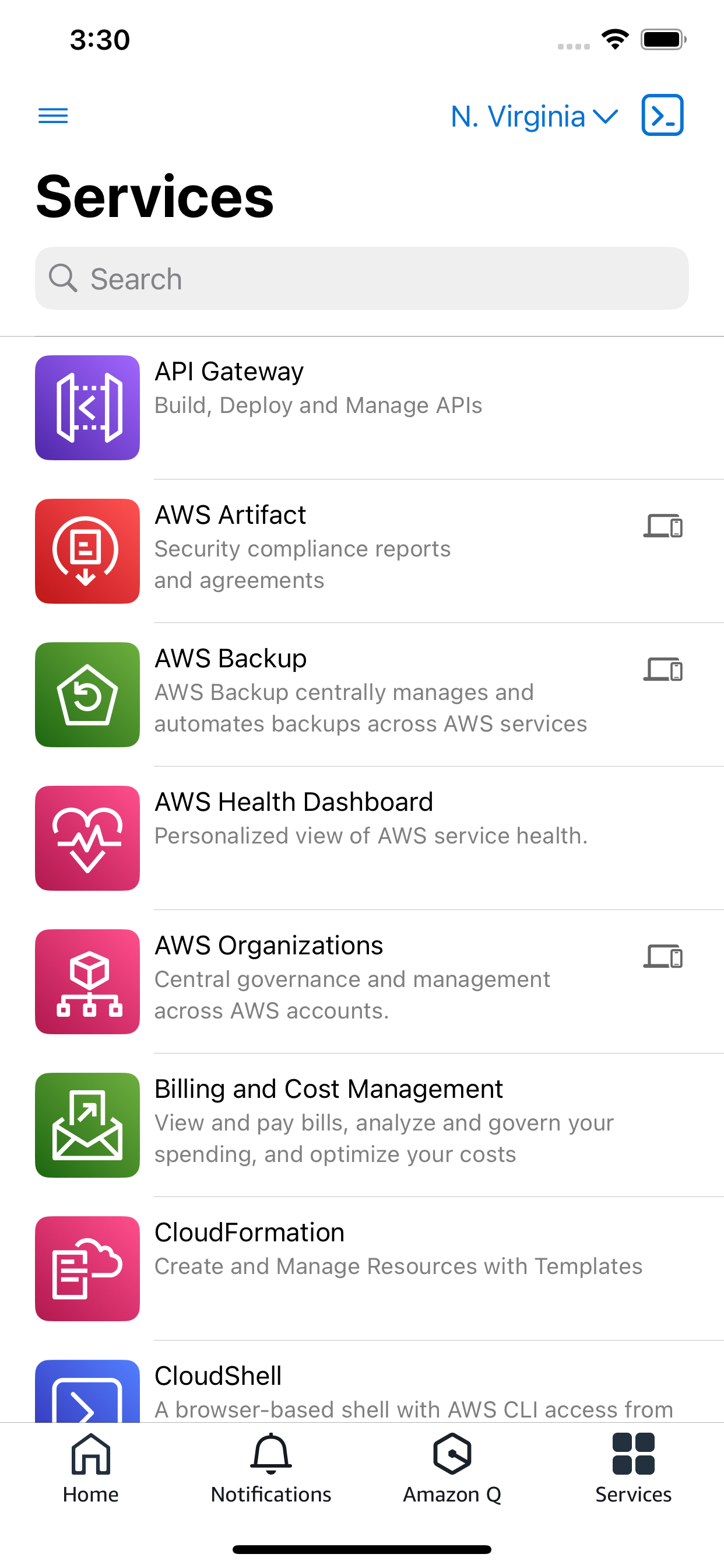 AWS Console