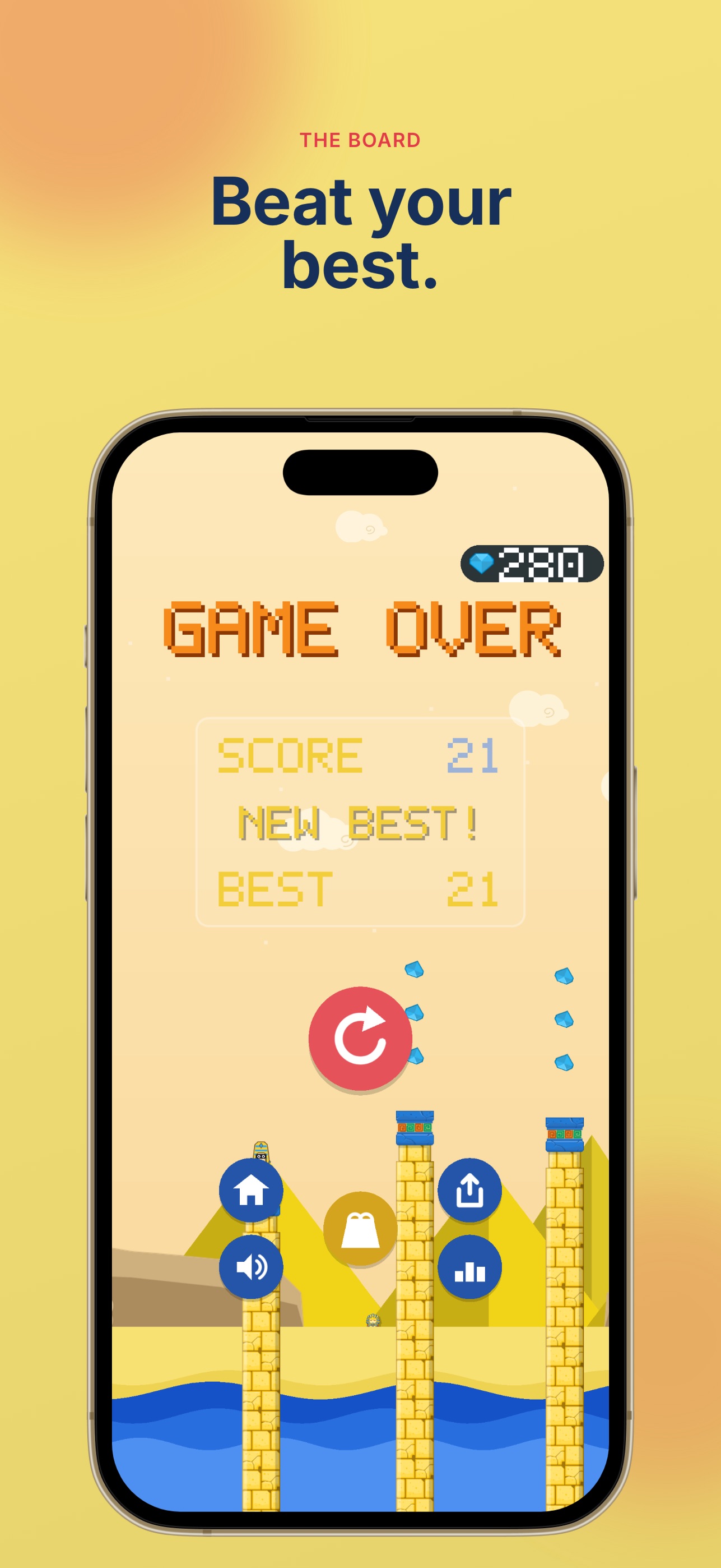 Screenshot 4 of Mummy's Oasis Jump: Reborn