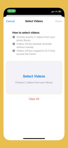 Video Editor - Combine Maker iPhone screenshot