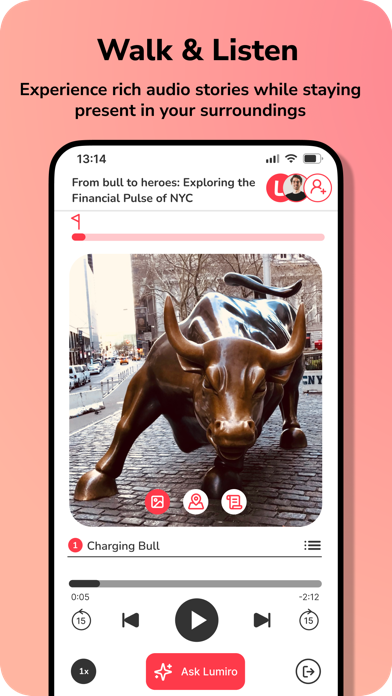 Lumiro AI Tour Guide Screenshot