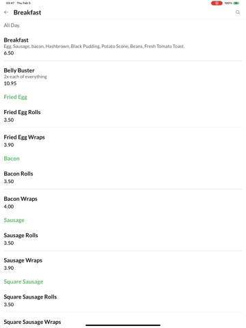 App screenshot