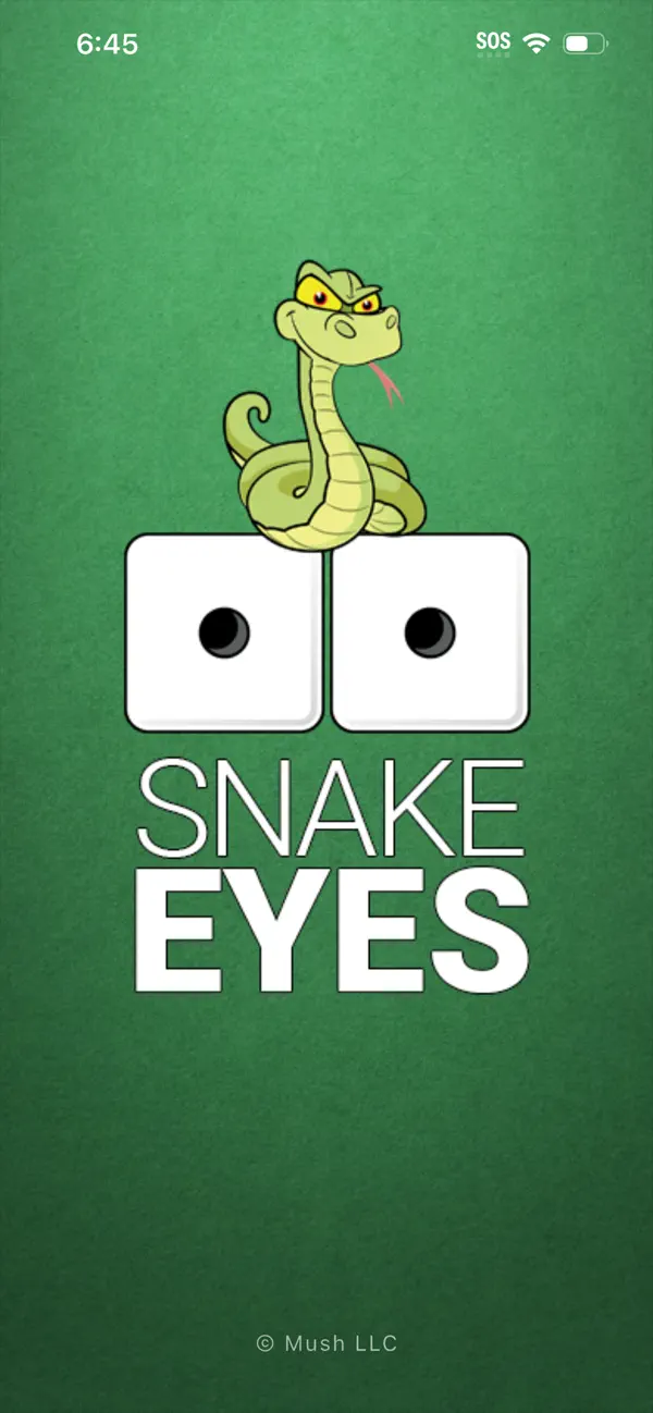 Screenshot #1 pour Snake Eyes Dice