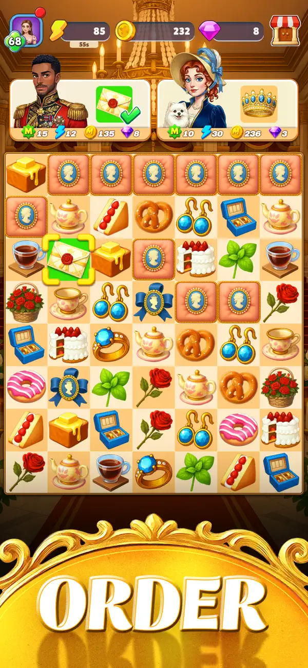 #4. Queen’s Letter: Merge & Story (iOS) Av: PLAYHARD