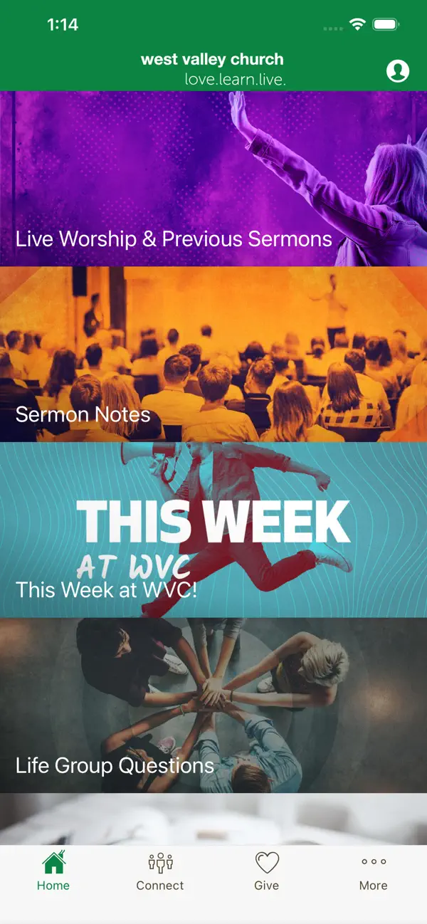 Screenshot #1 pour West Valley Church App