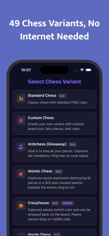 Chess Offline AI & Multiplayer iPhone screenshot