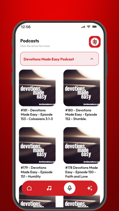 Dave Pettigrew Official iPhone screenshot 2 - Music app