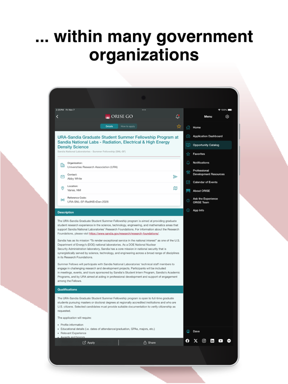 Screenshot #6 pour ORISE GO: Launch a STEM Career