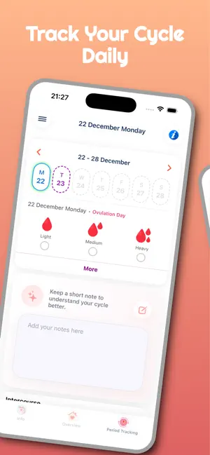 myReglify – Period Tracker screenshot 1