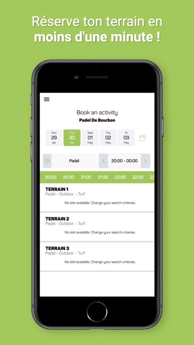 Padel de Bourbon Screenshot