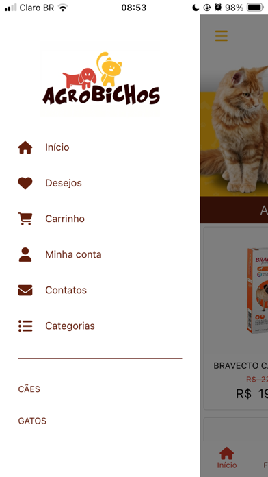 Screenshot 4 of Agrobichos Pet shop App