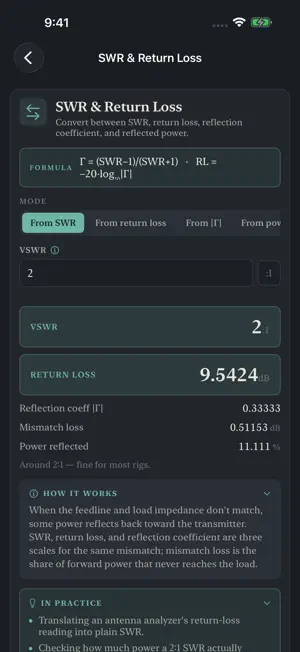 Field Kit: Ham Radio Calc screenshot 3