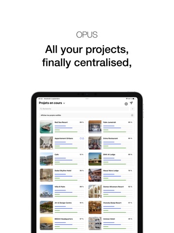 OPUS Architecture & Design iPad screenshot