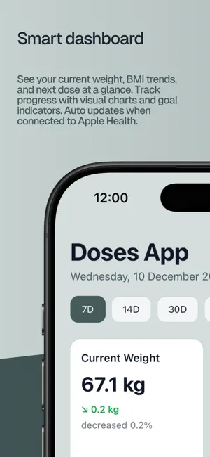 Doses App - GLP-1 Tracker screenshot 2