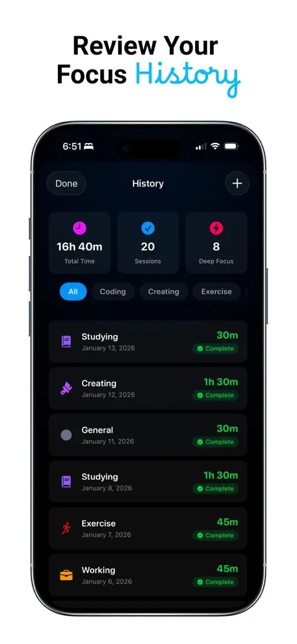 #4. Distant: Focus Timer (iOS) โดย: Odd Omens