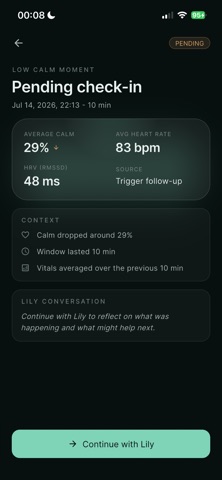 WiseHeart: AI Calm Companion screenshot