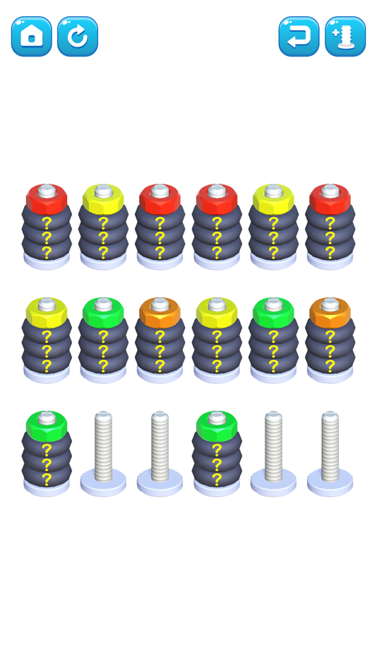 #7. Nuts Sort: Nuts & Bolts Puzzle (iOS) Podle: COMMANDOO JOINT STOCK COMPANY