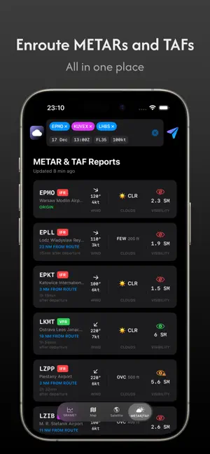 MeteoRoute - aviation weather screenshot 3