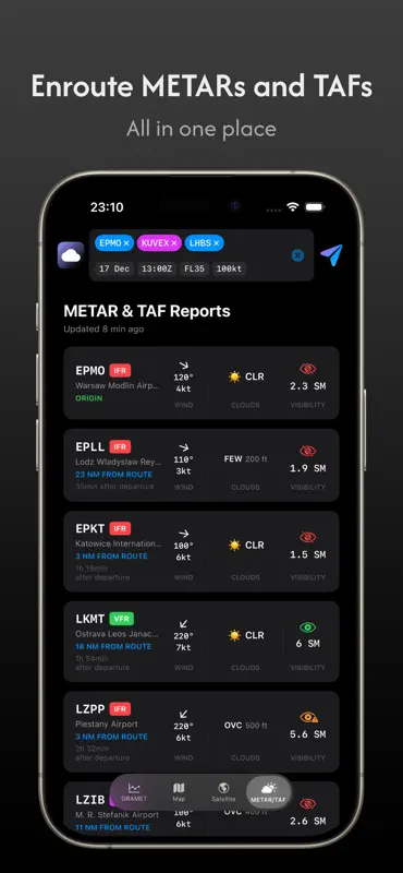 MeteoRoute - aviation weather screenshot 3 of 4