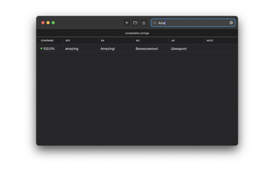 #4. iString (macOS) 由: Vitalii Lavreniuk