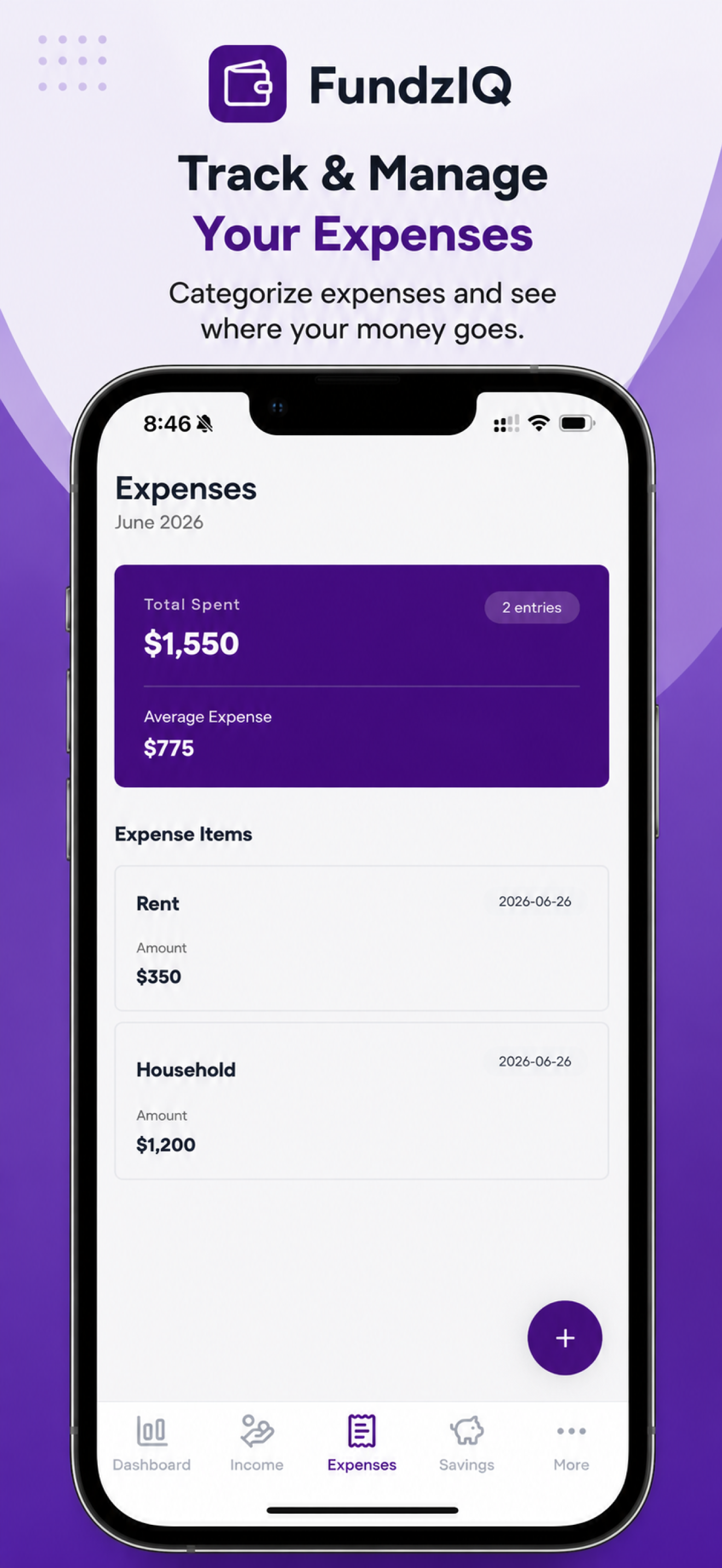 FundzIQ: Money Planner screenshot 3